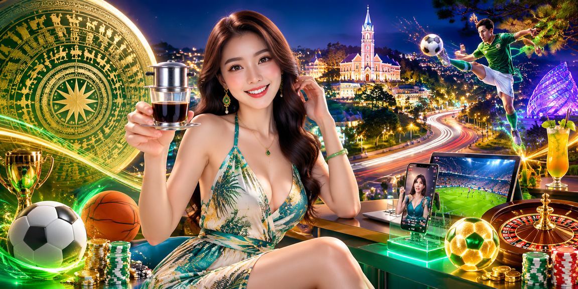 Người dùng tại Đà Lạt thưởng thức cà phê và chơi game giải trí một cách thư giãn có kiểm soát