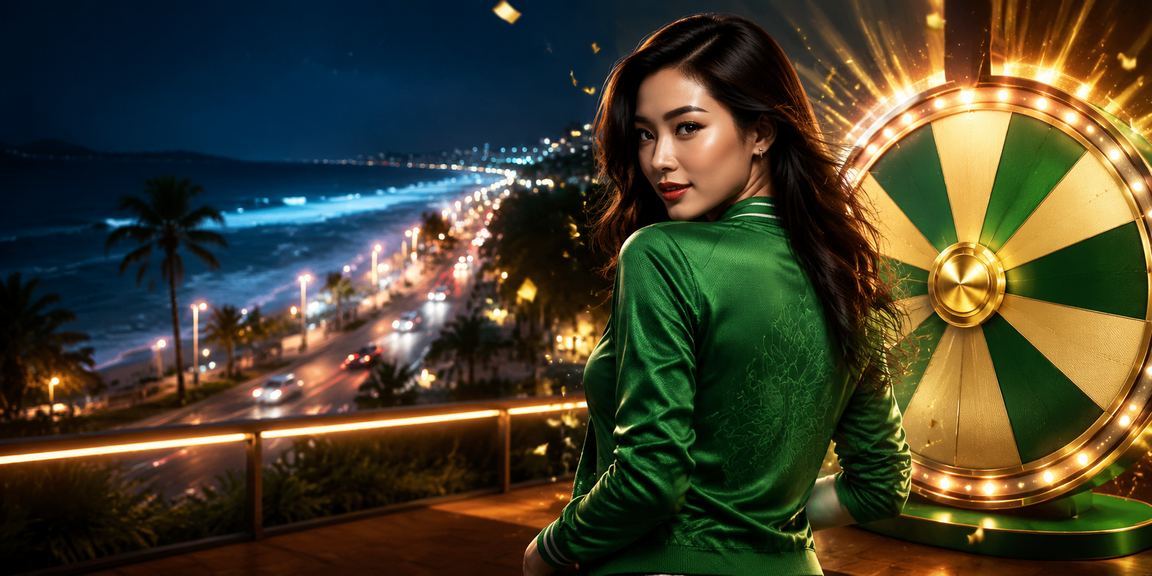 Khung cảnh bãi biển Phan Thiết trong mùa lễ hội may mắn và bốc thăm trúng thưởng
